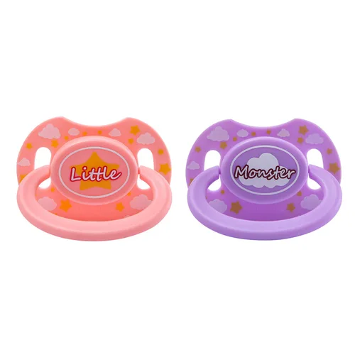 Vista 7 de LittleForBig Bigshield Gen-II Chupete Impreso De Gran Tamaño - Azul Dreamy & Green Baby