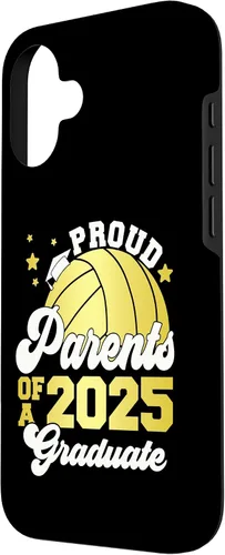 Vista 2 de iPhone 16 Parents of a 2025 Graduate Senior Graduation Volleyball Case