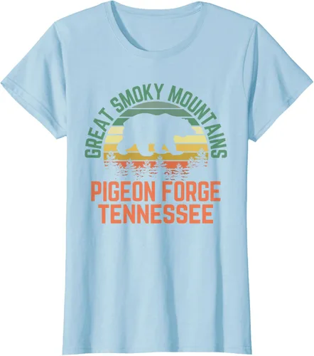 Vista 23 de Camiseta Pigeon Forge Great Smoky Mountains National Park Tennessee, Negro, S