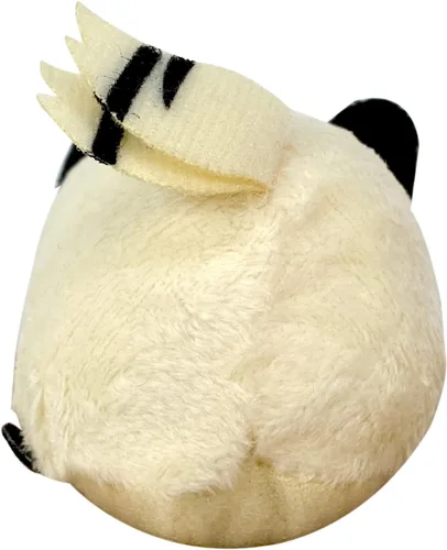 Vista 2 de GE Animation Great Eastern Inuyasha - Peluche de gato Kirara acostado de tamaño mini, 3 pulgadas