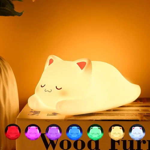 Vista 12 de ZKLiLi Axolotl Luz Nocturna para Niños, Lámpara Suave y Adorable Regulable, Regalos de Luz Nocturna para Niños para Bebé con Temporizador y 16