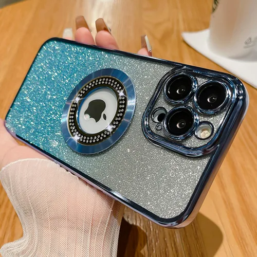 Vista 317 de Misscase Funda magnética con purpurina para iPhone 11 compatible con MagSafe, protección completa, delgada, a prueba de golpes, antiarañazos
