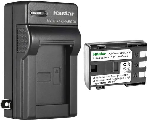 Vista 8 de Kastar Reemplazo del cargador de batería de pared AC para Canon NB-2L NB-2LH, NB-2L12 NB-2L14 NB-2L24, BP-2L5, BP-2LH batería, Canon CB-2LW CB-2LWE