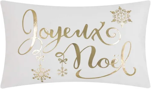Vista 11 de KINGROSE Funda de almohada decorativa de Navidad de papel de aluminio dorado, funda de cojín suave para sofá o cama, 12 x 20 pulgadas, color verde