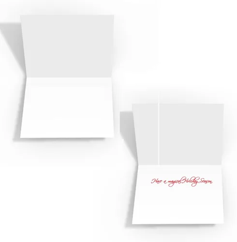 Vista 2 de Stonehouse Collection Tarjetas navideñas rústicas surtidas - 18 tarjetas de Navidad en caja y sobres