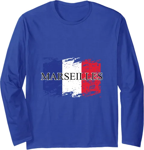 Vista 3 de French-Republic French France Family Trips I Marseilles Long Sleeve T-Shirt