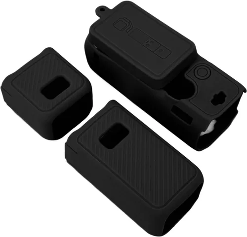 Vista 9 de Yunseity Funda de silicona para cámara deportiva, 3 fundas protectoras, funda suave y flexible para cámara OSMO 3, accesorio protector completo