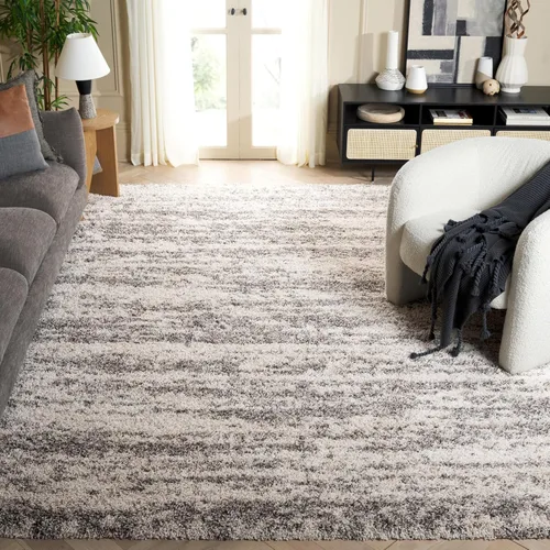 Vista 34 de SAFAVIEH Hudson Shag Collection - Alfombra decorativa de 2 x 3 pies, diseño moderno, no desprende pelusa y de fácil cuidado, 2 pulgadas de grosor