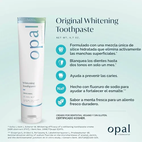 Vista 3 de Opalescence Pasta de dientes blanqueadora de ópalo 4.7oz - Menta - Paquete