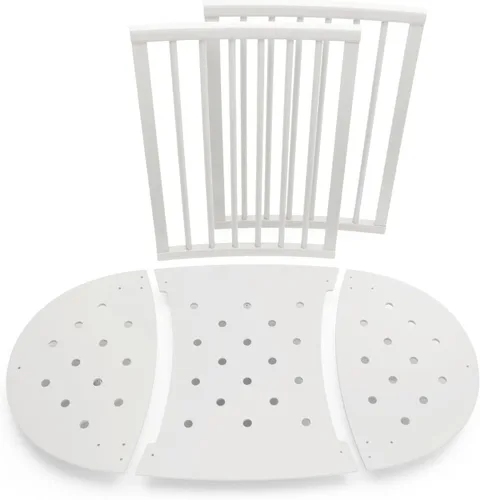 Vista 9 de Stokke Sleepi - Extensión de cama, color gris brumoso, convierte la mini cuna Sleepi en cama Sleepi, adecuada para niños de hasta 3 años, el colchón