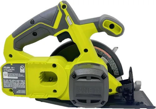 Vista 6 de Sierra circular Ryobi de 18 V, de 5 – 1/2" La batería y el cargador se venden por separado
