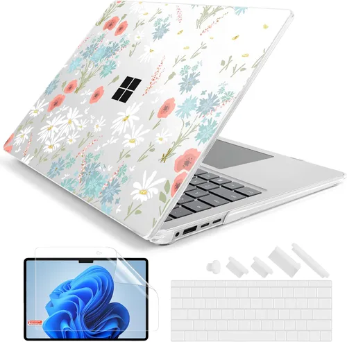 Vista 9 de Batianda Funda para portátil Microsoft Surface de 15 pulgadas para negocios 8ª edición 2026 y Surface Laptop 7 2024, carcasa protectora delgada