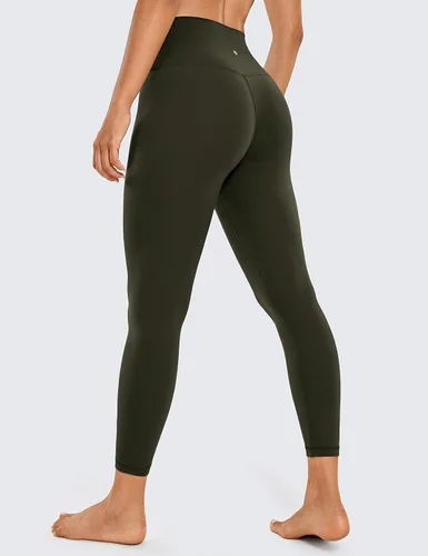 Vista 2 de CRZ YOGA Butterluxe - Leggings capri de cintura alta para mujer, 17 pulgadas, 19 pulgadas, 23 pulgadas, pantalones de yoga suaves para entrenamiento