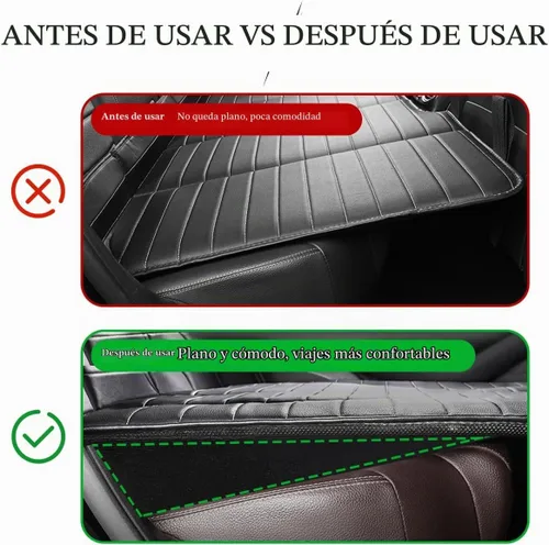 Vista 5 de Cojín de cuña para asiento de coche, cómodo cojín de espuma ergonómico con diseño en ángulo, almohadilla de asiento para coche, cojín de apoyo