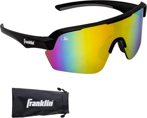 Vista 12 de Franklin Sports Gafas de sol de béisbol + sóftbol – Gafas de sol deportivas para hombre + mujer – Sombras abatibles + gafas no abatibles