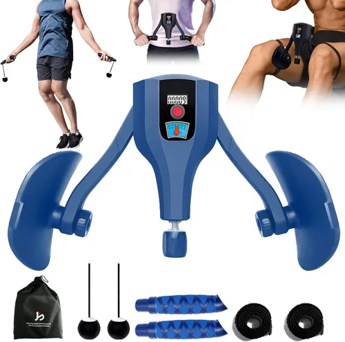 Vista 8 de Entrenador de muslos Pro de 0 a 132 libras de resistencia ajustable, ejercitador Kegel interior del muslo y suelo pélvico con asas de entrenamiento