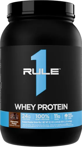 Vista 10 de Rule 1 Proteins Whey Protein Powder, Salted Carmel, 27 Servings