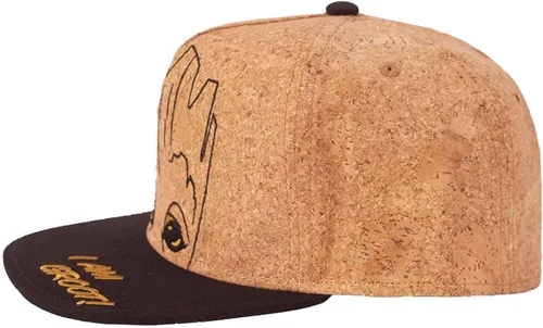 Vista 2 de Marvel Novedosa Gorra de béisbol Guardianes de la Galaxia Groot Oficial Marrón Talla única, Marrón