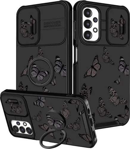 Vista 16 de Funermei para Samsung Galaxy Z Flip 4 Funda - Funda de Teléfono Bonita para Mujeres y Niñas con Mariposas Bonita Estética Femenina Diseño