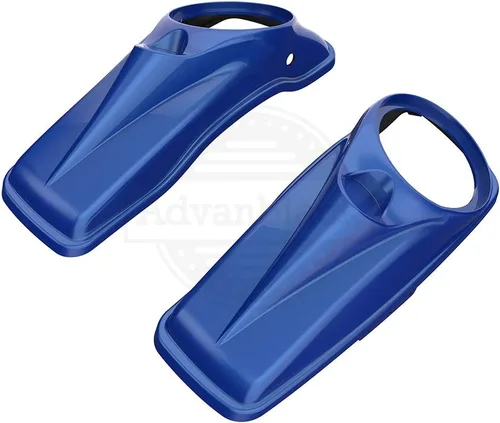 Vista 33 de Tapas para bocinas de motocicleta aptas para 2014+ Harley Touring Hard Saddle Bags - Whisky ámbar, 8 pulgadas Amber Whiskey