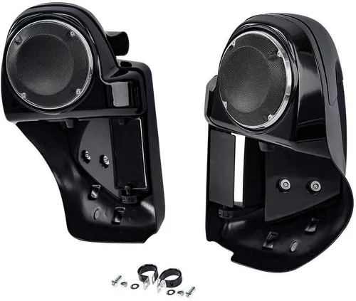 Vista 8 de TCMT Caja de altavoces Pod de 6.5 pulgadas, carenado inferior ventilado compatible con Harley refrigerado por aire 2014-2024 Touring Road King