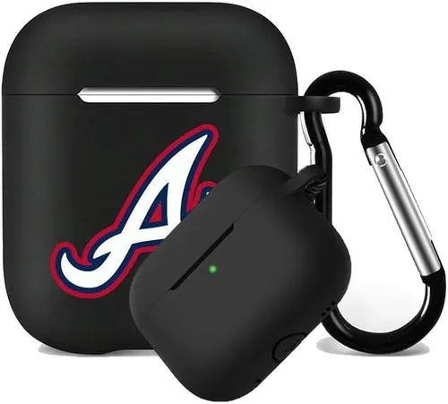 Vista 12 de Funda protectora de silicona para 49ers compatible con AirPods de 1ª/2ª generación, funda de carga, llavero