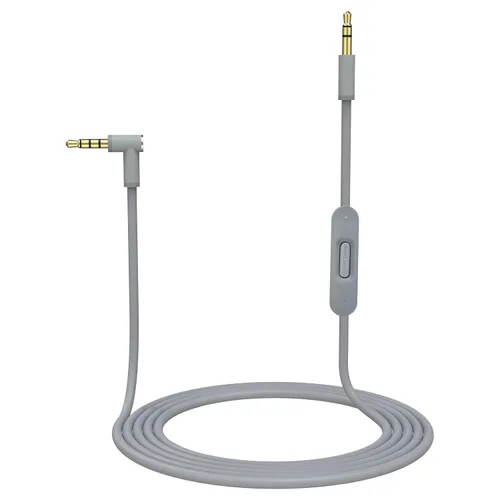 Vista 9 de Cable de audio de repuesto con micrófono en línea y control compatible con auriculares Beats Solo, Studio, Pro, Detox, Wireless, Mixr, auriculares