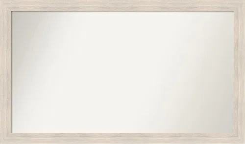 Vista 11 de Amanti Art Espejo personalizado, espejo de baño estrecho Alexandria White Wash, espejo de pared o espejo de tocador de baño sobre el fregadero