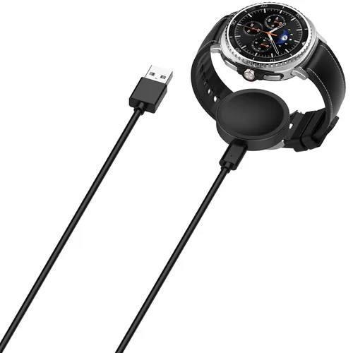 Vista 4 de Compatible con Samsung Galaxy Watch 8/8 Classic/Ultra (2025)/7/FE/6/6 Classic/5/5 Pro/4/4 Classic/3/Active Charger Dock Base de carga de alta