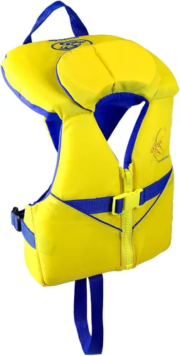 Vista 12 de Stohlquist Infant Life Jacket, US Coast Guard Approved, Type II Life Vest (20-30 lbs) for Babies and Toddlers, Support Collar with Grab Handle, PFD