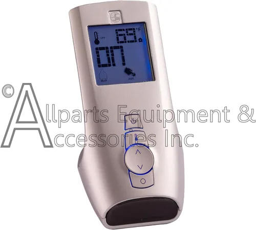 Vista 3 de Sit 0.584.023 Proflame 1 Transmisor de plata Serie GTMF Termostato de mano con control remoto para chimenea - Encendido/Apagado/Ajuste de llama