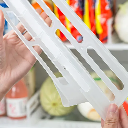 Vista 6 de Divisor de puerta lateral ajustable para refrigerador de 10.23 x 3.22 x 3.07 pulgadas, tablero de partición de alimentos para almacenamiento