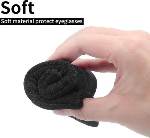 Vista 5 de Face Shadow Funda de microfibra suave para lentes con paño de limpieza para mujeres