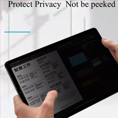 Vista 6 de Paquete de 1 protector de pantalla de privacidad para Samsung Galaxy Tab S10 Plus/Samsung Galaxy Tab S9 Plus 2023/Samsung Galaxy Tab S8 Plus
