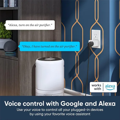 Vista 7 de Enchufe inteligente de Wyze Lifestyle, enchufe de salida Wi-Fi para hogar inteligente de 2.4GHz compatible con Alexa, Asistente de Google, IFTTT, 15