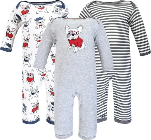 Vista 93 de Hudson Baby - Overol unisex de algodón para bebé Manzana