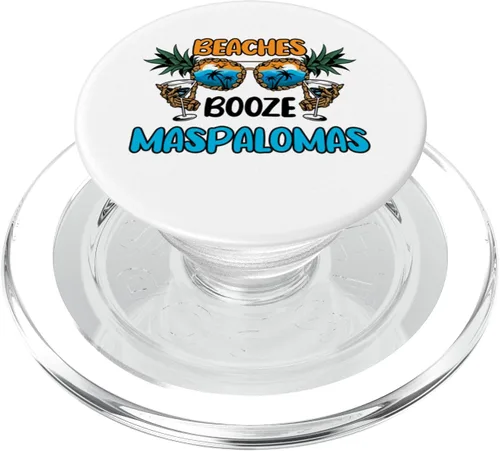 Vista 7 de Maspalomas Gran Canaria Beaches Spain Vacation Matching PopSockets Adhesive PopGrip