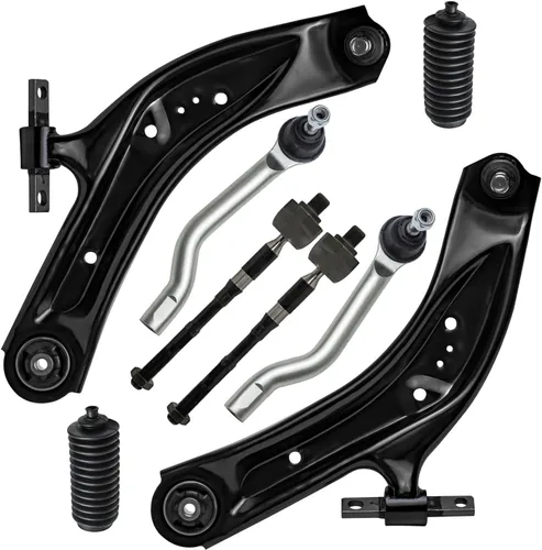 Vista 212 de Detroit Axle - Kit de brazos de control de extremo de 8 piezas para Toyota 2001-2003 Highlander 2002-2003 Camry Lexus ES300, 2 conjuntos de brazos