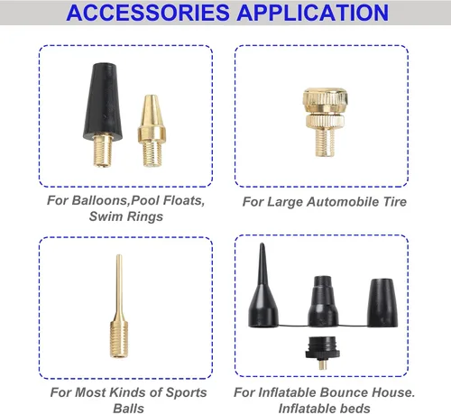 Vista 6 de Kit de Accesorios para Compresor de Aire de Servicio Pesado de 16 Piezas, Kit de Manguera para Compresor de Aire de Polímero Retráctil de 1/4