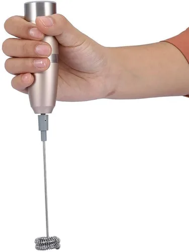 Vista 5 de TOPINCN Espumador de leche de acero inoxidable Eléctrico Ordeñador de alta velocidad Máquina de espuma de mano Mezclador de bebidas Mezclador