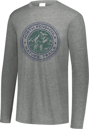 Vista 4 de Augusta Sportswear Camiseta de manga larga Tri-Blend para hombre
