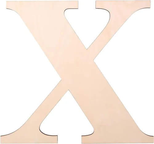 Vista 15 de Letra de madera de 12 pulgadas, letras de madera para decoración de pared, letras de madera sin terminar en blanco de 1/5 pulgadas para decoración
