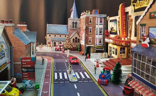 Vista 7 de O Calibre 7 mm 1: 48 Escala Modelo Railroad construcción de cochera & tienda Kit la citybuilder