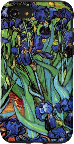 Vista 18 de Irises by Vincent Van Gogh, Flowers in a Garden - Carcasa para iPhone 17