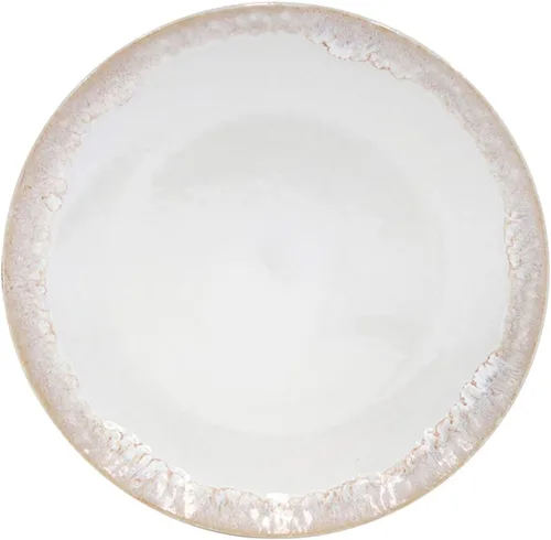 Vista 12 de Casafina Plato de cerámica de cerámica de 11 pulgadas, colección Taormina, aguamarina, apto para microondas y lavavajillas, acristalamiento seguro