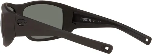 Vista 5 de Costa Del Mar Montauk - Gafas de sol rectangulares para hombre Negro 63 mm