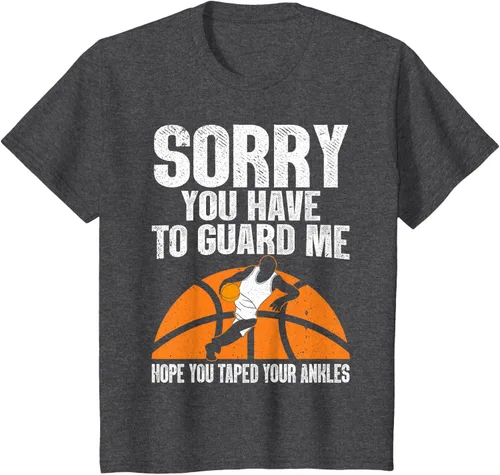 Vista 27 de Camiseta divertida de baloncesto para hombres y mujeres, Negro