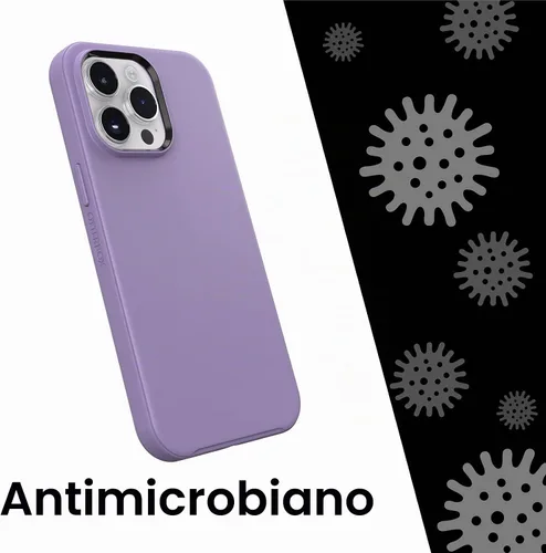 Vista 8 de OtterBox Serie Symmetry + Funda antimicrobiana con MagSafe para iPhone 14 Pro Max (solamente) - You Lilac IT (morado)