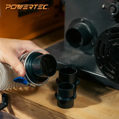 Vista 10 de POWERTEC 70297 Adaptador modular paso 4 en 1 - Compra accesorios de manguera para colector de polvo Vac