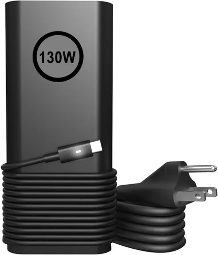 Vista 9 de Cargador USB tipo C de 65 W compatible con Dell Latitude 5440 5540 5450 Negro 1